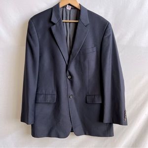 Ralph Ralph Lauren Navy Blue 2 Button Wool Blazer.  Size 42R